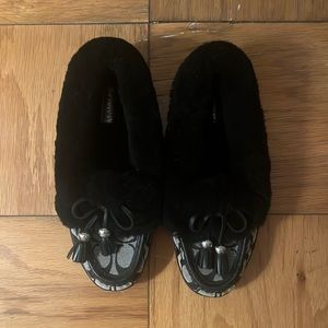 Coach slippers
